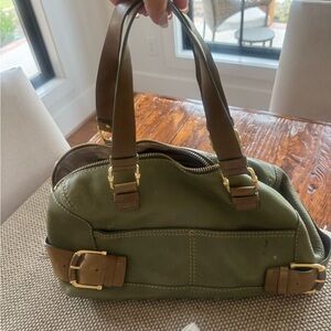 Michael Kors, Olive Green Leather women’s purse